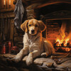 Naturaleza de Suecia、Sonidos de chimenea、RW Cachorro durmiendo - Melodías Armónicas De Fuego Para Perros