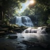 cloudy night、Majestic Waters、Pet Music World《Cozy Waterfall for Furry Friends》[MP3/LRC]