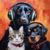 Emisiones otoacústicas、Ambiente en Bucle、Música para los oídos de los perros - Armonía De Ladridos Positivos Binaural