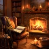 Biblioteca XLE de sonidos de la naturaleza、Tecnología ambiental、Relájate Chillout Lounge - Crepitaciones Lentas En Una Habitación Cálida