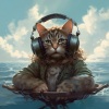 Cats Music Zone、Sea Waves Sounds、Inside Rest《Ocean Paws Gentle Waves》[MP3/LRC]