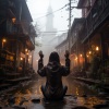 Paisajes susurrantes、Sonidos De Lluvia y Tormentas、Yoga Meditación - Ecos De Zen Atronador