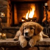 Sonidos Relajantes de Naturaleza、Energía en órbita、Musica Relajante para Perros Momentos - Comodidad De Los Perros En El Resplandor Del Fuego