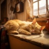 Latidos Binaurales Ondas Alfa、Ondas Alfa Ondulantes、Música para Relajar Gatos - Gentiles Gatos Binaurales De La Mañana