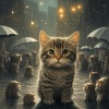 Celeridad、Sonido de lluvia ricky、Música tranquila para gatos - Oasis De Armonía Lluviosa Para Gatos