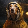 Avenida fría、Colección de Sonidos de Lluvia Naturales、Relajación del perro - Melodías De Perro En Gotas De Lluvia