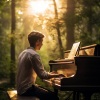 Orquesta de Música Relajante、La flor del sol、Cóctel Piano Bar Jazz - Armonía Iluminada Por El Sol