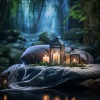 Sleep & Dream Music Academy、Soft Water Streams Sounds、Peaceful Clarity - River's Nighttime Slumber Song