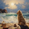 Reiki para animales、Mar De Olas、Asistente de melodía animal《Cariño De Mascotas Junto A Las Olas》[MP3/LRC]