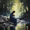 Sonidos De Paz、Efectos de sonidos del bosque、Santuario de Relax - Flujo Suave Del Agua Para La Serenidad Binaural