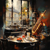 Relajante Salón Bossa Nova、Ruido de fondo de sueño profundo、Salón bar profundo - Ambiente Acústico De Jazz De Cafetería