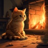 Delmar Herrero、Chillout tibetano、Mascotas dormidas - Paz Junto Al Fuego Para Mascotas