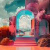 Calming Sounds、虹色チャクラ、Binaural Beats Sleep Tones - Infinity Avenue, 13 Hologram Haven