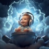 Baby Shushing、axpro oum、432 Hz Frequncies《Baby's Thunder Giggle Waves》[MP3/LRC]