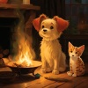 Música para momentos de tranquilidad、Últimos sonidos de la naturaleza、Música para mascotas Mundo - Confort De La Chimenea Para Mascotas