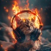 Music for Kittens、Fireplace、Greenred Productions《Purring Flames Soft》[MP3/LRC]