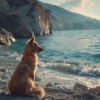 Ciudad tranquila、Agua calmante、Musica Relajante para Perros Momentos - Escape Del Canino A La Orilla Del Río
