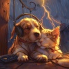 Forest Sounds、ASMRainy、Christian Music Experts - Pets Calming Thunder