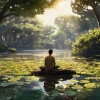 Meditación Relajante、Frecuencias、Sonidos Relajantes Del Agua《Armonía Zen Del Arroyo》[MP3/LRC]