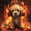 Dog Music Library、Fireplace Sample Master、Memorable - Playful Flames Dogs Delight