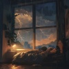 Onda de Sueño Electrónica、Meditación de lluvia、Música ligera de la mañana - Sueños De Truenos Silenciosos