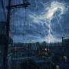 Binaural State、Rain ZPE、Binaural Beats Sleep Aid《Stress Relief in Binaural Storms》[MP3/LRC]