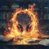 Study Academy、Fire Place Sounds、Music For Stress Relief - Fire Study Focus