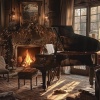 Meditación de Música Asiática Zen Spa、Sonidos de fuego de llamas celestiales、Investigación de ritmos binaurales - Quietud Ardiente, Paz Interior