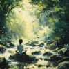 Best Relaxing Music、The Solfeggio Experience、Binaural Tones《Creekside Relaxation Binaural Bliss》[MP3/LRC]