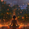 Meditation and Stress Relief Therapy、Tender Moments、Thunder Sounds、Deep Sleep with Natural Rain - Harmony in Droplets
