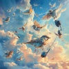 Solfeggio Architect、Betweetle、Binaural Beats Study Collective - Melodic Flight in Binaural