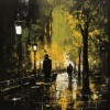 Relajación de la meditación del sueño、Lluvia de abril、Atmósferas curativas - La Serenata De Lluvia Suave En Calma