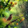 Binaural Beats Study Tones、Sounds Of Nature : Thunderstorm、Rain《Rhythmic Rain Feathers》[MP3/LRC]