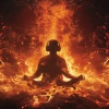 One Hour Meditation、Rushing Blaze Fire Sounds Library、Chakra Waves - Flame's Meditative Calm