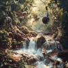 Rain Hard、Calm Singing Birds Zone、Beatwaves - Harmony in Nature’s Creek