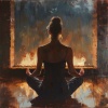 Santuario de Relax、Fuego Ambiental、Tonos de frecuencias de solfeo - Acordes De La Llama