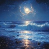 Ruído Blanco Para Dormir、Sonidos del océano para dormir、Estrellas Durmientes - Olas En La Serenata Nocturna