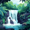 Waterfall Sounds、Waterfalls、Waterfall Sound Relaxation - Chill Medium Waterfall Flow