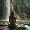 Música pura de meditación、Aguas Naturales、Varias frecuencias - Flujo Del Arroyo En La Meditación