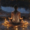 Musica de Meditacion para Relajarse、Canciones de la naturaleza Música de la naturaleza、Santuario de Música de Limpieza de Chakras《Perspicacia Del Fuego Calmado》[MP3/LRC]