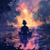 Zen Meditation Garden、Rivulet、Binaural Landscapes《Meditative River's Edge》[MP3/LRC]