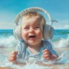 Moonlight Baby Sleep Lullabies、Waves Hard、Young Grove《Baby's Marine Song》[MP3/LRC]