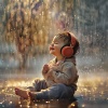 Lullaby Planet、Earth Thunder Sounds 2021、Pixeo《Rain's Playful Tune》[MP3/LRC]