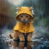 Gatos somnolientos、Sonidos de Lluvia 24H、Lista de reproducción feliz para relajarse - Truenos Suaves De Gatos