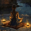 Meditación Naturaleza Ruido、Beatriz Natureza Flores、La armonía - Flujo De Serenidad Del Fuego