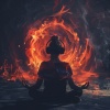Meditation Academy、Fire Place Sounds、Binaural Beats Sleep Tones - Essence of Fire's Peace