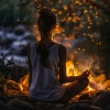 Música de yoga feliz、Sonidos curativos de la naturaleza、Lanzamiento de órbita - Pose De Yoga Ardiente