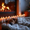 Música Calmante para Cachorros、Sonidos de fuego de la naturaleza mística、Ondas cerebrales sónicas - Calma Canina En Cálidas Llamas Binaurales