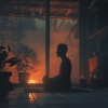 Meditation Mike、Lofi Nation、Chill Hip-Hop Beats - Mindful Harmony in Meditation Beats