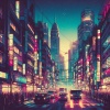 Lofire - Neon Lights (Lofi chill hop)